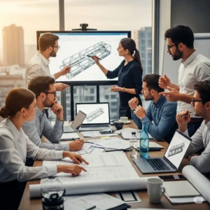 Engineers-discussing-project-plans